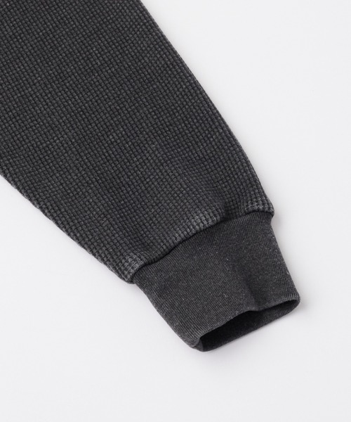 PENNEYS(ぺニーズ)の「PENNEYS/ペニーズ 別注 THE FOX ロゴ ワンポイント刺繍 ヴィンテージ加工 ヘビーワッフル オーバーサイズジップパーカー(パーカー・メンズ・ネイビー/ワイン/ブラック/グレー/ブラウン・L/M/S)」の11枚目の写真