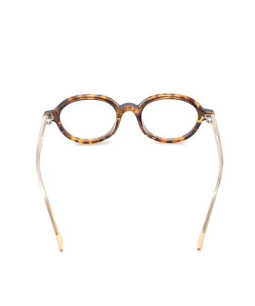 Mila Owen(ミラオーウェン)の「ポイントオーバルセルフレームダテメガネ(メガネ・レディース・ブラウン・F)」の4枚目の写真