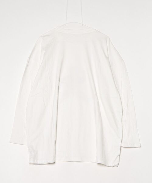 LETee(レティー)の「ルーズフィットカットソートップス(Tシャツ/カットソー・レディース・ブラック/ホワイト/ライトグレー/ネイビー・FREE)」の11枚目の写真