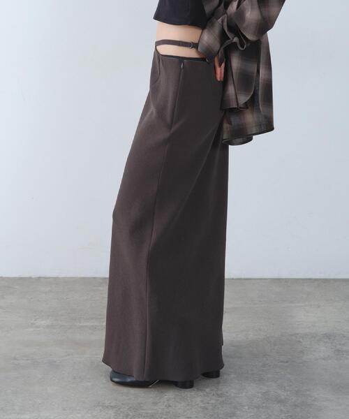 CODE A(コードエー)の「easy-fit long skirt(スカート・レディース・ブラック/ブラウン系その他・35/36/34/38)」の13枚目の写真