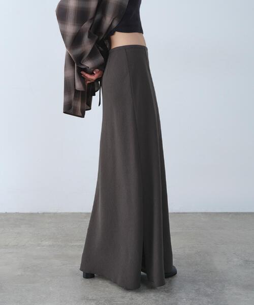 CODE A(コードエー)の「easy-fit long skirt(スカート・レディース・ブラック/ブラウン系その他・35/36/34/38)」の14枚目の写真