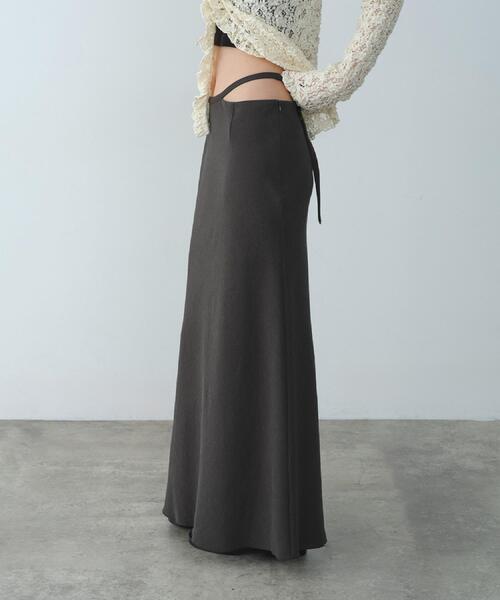 CODE A(コードエー)の「easy-fit long skirt(スカート・レディース・ブラック/ブラウン系その他・35/36/34/38)」の18枚目の写真