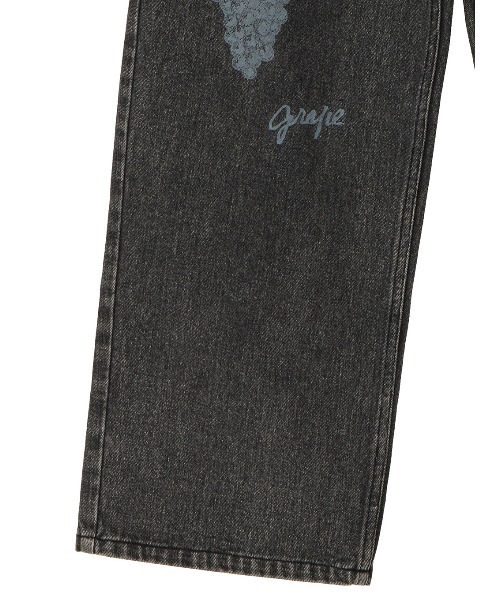 セール】PAINT MOTIF PRINT DENIM PANTS（デニムパンツ）｜Ameri