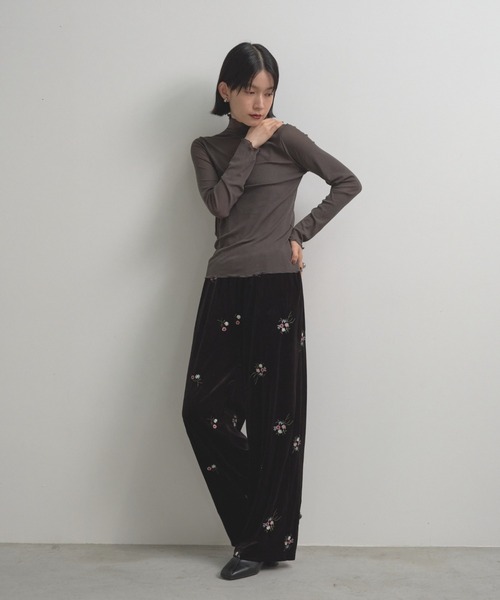 Shelly island(シェリーアイランド)の「シアータートル(Tシャツ/カットソー・レディース・グレー/ブラック/ホワイト/ブラウン・FREE)」の11枚目の写真