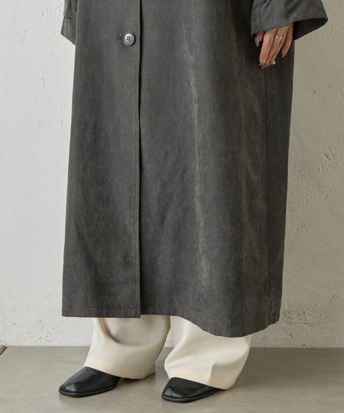 COLONY 2139(コロニートゥーワンスリーナイン)の「ピーチロングトレンチコート(トレンチコート・レディース・ブラウン/チャコールグレー・FREE)」の13枚目の写真