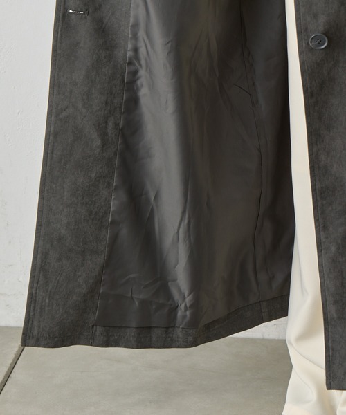 COLONY 2139(コロニートゥーワンスリーナイン)の「ピーチロングトレンチコート(トレンチコート・レディース・ブラウン/チャコールグレー・FREE)」の10枚目の写真