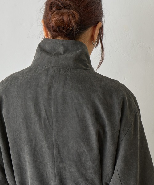 COLONY 2139(コロニートゥーワンスリーナイン)の「ピーチロングトレンチコート(トレンチコート・レディース・ブラウン/チャコールグレー・FREE)」の19枚目の写真