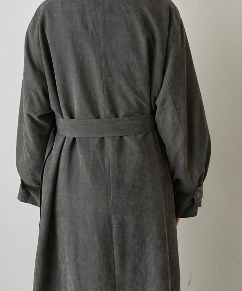 COLONY 2139(コロニートゥーワンスリーナイン)の「ピーチロングトレンチコート(トレンチコート・レディース・ブラウン/チャコールグレー・FREE)」の17枚目の写真