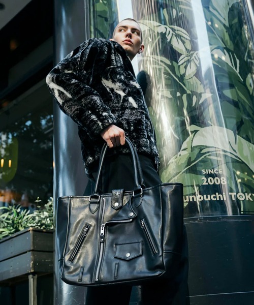 schott(ショット)の「Schott/ショット RIDERS TOTE BAG トートバッグ(トートバッグ・メンズ・ブラック・FREE)」の14枚目の写真