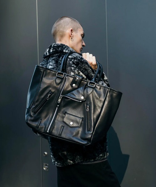 schott(ショット)の「Schott/ショット RIDERS TOTE BAG トートバッグ(トートバッグ・メンズ・ブラック・FREE)」の13枚目の写真