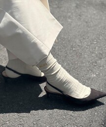 NOLLEY’S | 【nolnol/ノルノル】ウール混リブソックス(ソックス/靴下)