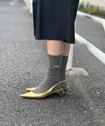 NOLLEY’S | 【nolnol/ノルノル】ウール混リブソックス(ソックス/靴下)