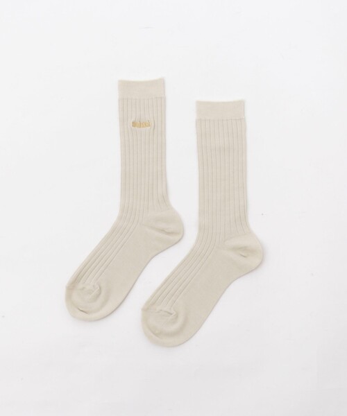 NOLLEY’S（ノーリーズ）の「【nolnol/ノルノル】ウール混リブソックス（ソックス/靴下・レディース・ライトグレー/ベージュ/レッド/ベビーピンク・FREE）」の9枚目の写真