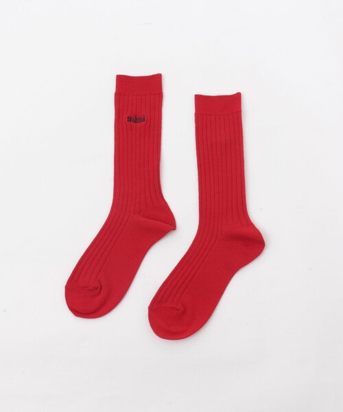 NOLLEY’S（ノーリーズ）の「【nolnol/ノルノル】ウール混リブソックス（ソックス/靴下・レディース・ライトグレー/ベージュ/レッド/ベビーピンク・FREE）」の10枚目の写真