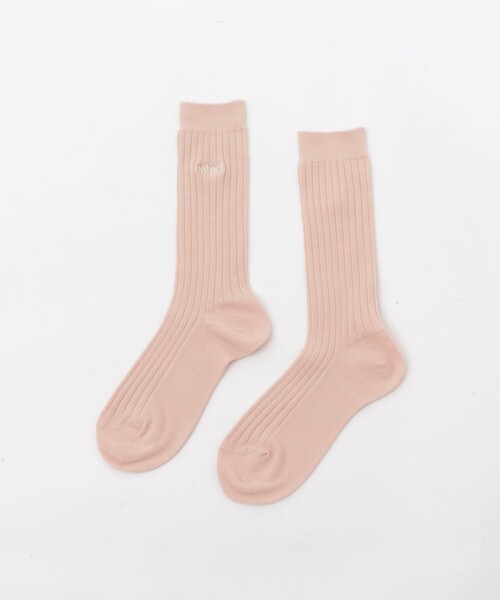 NOLLEY’S（ノーリーズ）の「【nolnol/ノルノル】ウール混リブソックス（ソックス/靴下・レディース・ライトグレー/ベージュ/レッド/ベビーピンク・FREE）」の11枚目の写真