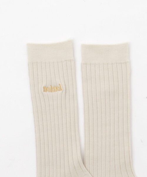 NOLLEY’S（ノーリーズ）の「【nolnol/ノルノル】ウール混リブソックス（ソックス/靴下・レディース・ライトグレー/ベージュ/レッド/ベビーピンク・FREE）」の14枚目の写真
