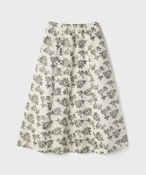 セール】ラメフラワージャガードフレアスカート（スカート）｜GRACE