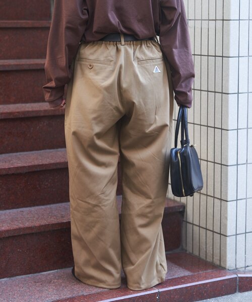 GEVACO(ゲバコ)の「【GEVACO】ドロストイージースラックスパンツ(スラックス・レディース・グレー/ブラック/ベージュ・MEDIUM/LARGE)」の6枚目の写真