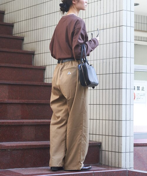 GEVACO(ゲバコ)の「【GEVACO】ドロストイージースラックスパンツ(スラックス・レディース・グレー/ブラック/ベージュ・MEDIUM/LARGE)」の11枚目の写真