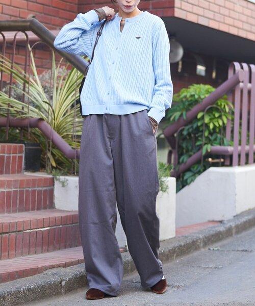 GEVACO(ゲバコ)の「【GEVACO】ドロストイージースラックスパンツ(スラックス・レディース・グレー/ブラック/ベージュ・MEDIUM/LARGE)」の18枚目の写真