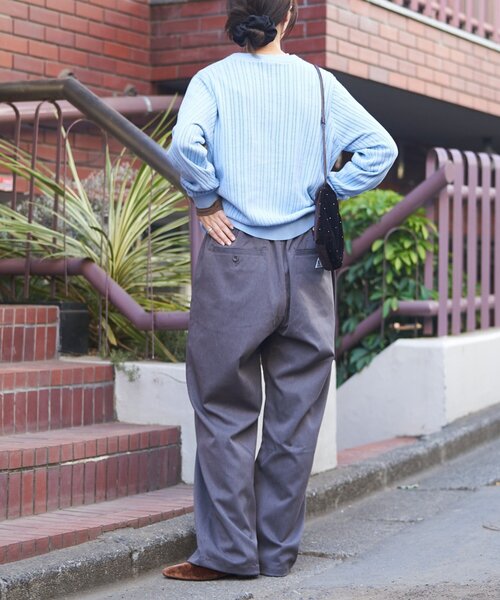 GEVACO(ゲバコ)の「【GEVACO】ドロストイージースラックスパンツ(スラックス・レディース・グレー/ブラック/ベージュ・MEDIUM/LARGE)」の21枚目の写真