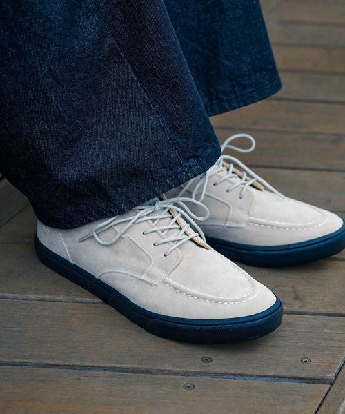 U.S. POLO ASSN.(ユーエスポロアッスン)の「【U.S. POLO ASSN./ユーエスポロアッスン】フェイクスウェードモカシン(モカシン/デッキシューズ・メンズ・ベージュ/ブラック・27cm/26.5cm/26cm/25.5cm/25cm)」の12枚目の写真