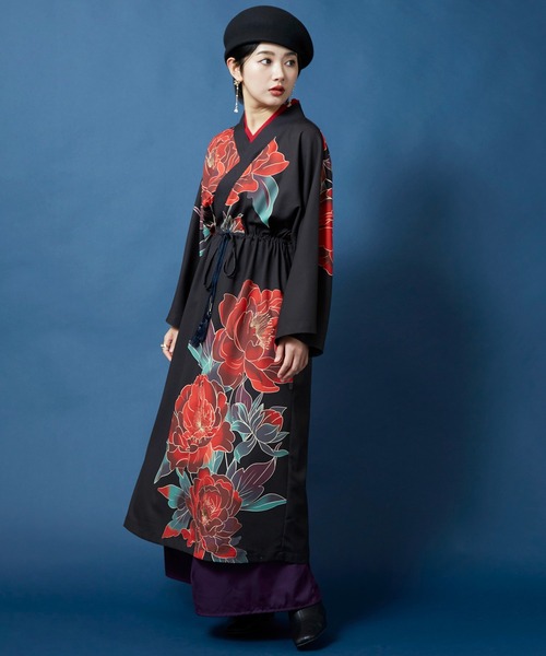 カヤ（カヤ）の「【カヤ】吉時装いならいワンピース（ワンピース・レディース・スミクロ/ネイビー/パープル・FREE）」の7枚目の写真