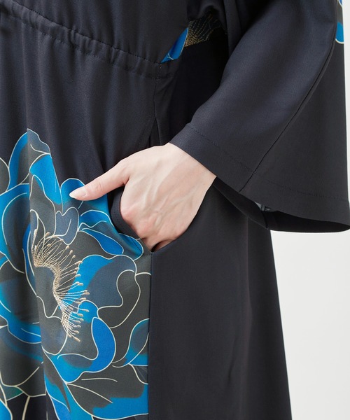 カヤ（カヤ）の「【カヤ】吉時装いならいワンピース（ワンピース・レディース・スミクロ/ネイビー/パープル・FREE）」の14枚目の写真