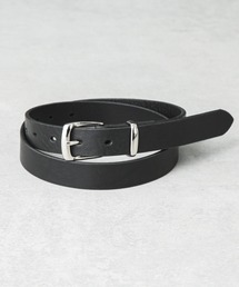 NANO universe（ナノユニバース）の「日本製イタリーレザーナローソリッドベルト（ベルト）」