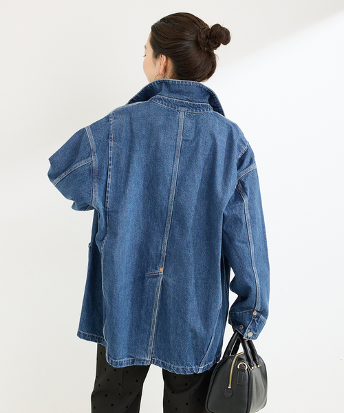 セール】ウォッシャブル / DU JOUR/デュ ジュール NEW JEAN COVERALL2