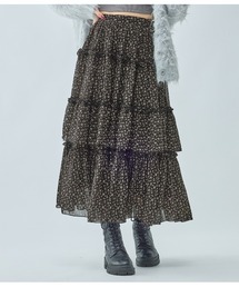 PEACH JOHN（ピーチジョン）の「小花柄ティアードスカート（スカート）」