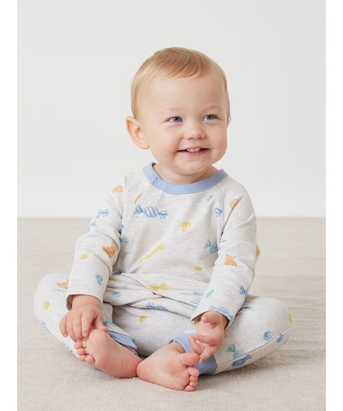 セール】【BABY】キャンディ柄ロンパース（ロンパース）｜gelato pique