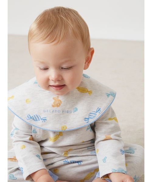 セール】【BABY】キャンディ柄ロンパース（ロンパース）｜gelato pique