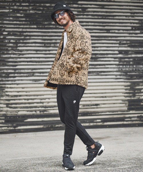 1minute 1second(ワンミニットワンセカンド)の「mj11154-paisley boa zip blouson ボアブルゾン(1M25F090)(ブルゾン・メンズ・ベージュ/ブラック・XL/L/M/S)」の17枚目の写真