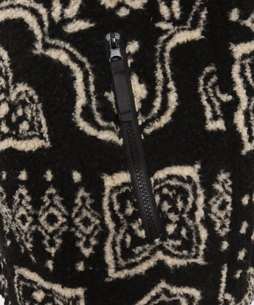 1minute 1second(ワンミニットワンセカンド)の「mj11154-paisley boa zip blouson ボアブルゾン(1M25F090)(ブルゾン・メンズ・ベージュ/ブラック・XL/L/M/S)」の12枚目の写真