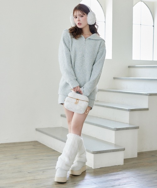 セーラーカラーニットセットアップ（セットアップ）｜one after