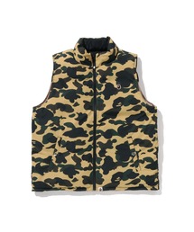 A BATHING APE(アベイシングエイプ)の1ST CAMO REVERSIBLE DOWN VEST(ダウンベスト)