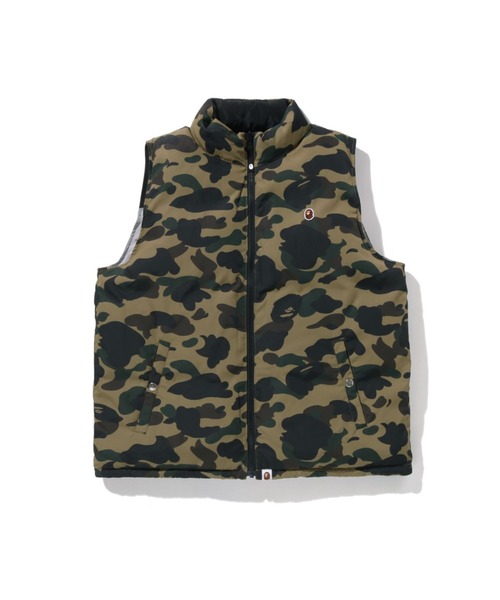 A BATHING APE カモ　リバーシブル　ダウンベスト 1ST CAMO REVERSIBLE DOWN VEST（ダウンベスト）｜A BATHING APE（ア
