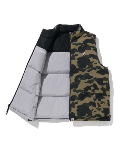 1ST CAMO REVERSIBLE DOWN VEST（ダウンベスト）｜A BATHING APE（ア