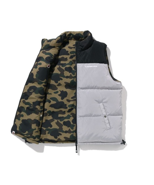 1ST CAMO REVERSIBLE DOWN VEST（ダウンベスト）｜A BATHING APE（ア
