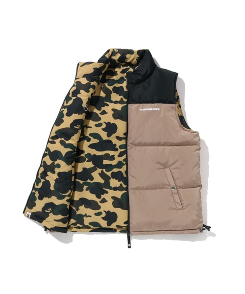 1ST CAMO REVERSIBLE DOWN VEST（ダウンベスト）｜A BATHING APE（ア