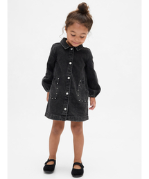 GAP | デニム スタッズ ポケット ワンピース (幼児・ベビー)(ワンピース)