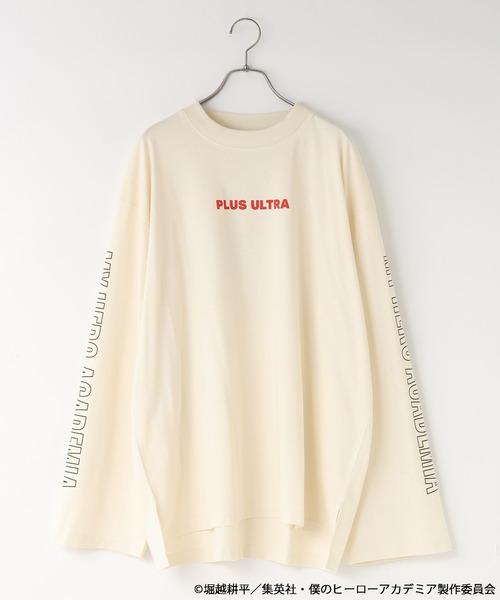 LOWRYS FARM(ローリーズファーム)の「【160-170サイズ】【僕のヒーローアカデミア】プリントTLS 600599(Tシャツ/カットソー・キッズ・グレー/ブラック/アイボリー・FREE)」の7枚目の写真