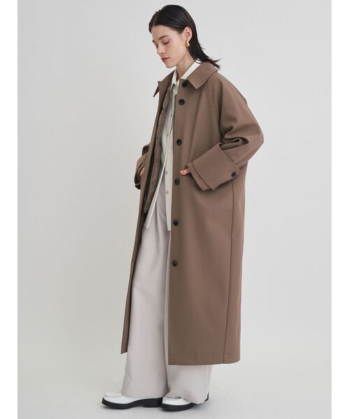 TAION（タイオン）の「【TAION×ELENDEEK】ロングコート（その他アウター・レディース・モカ/ブラック/グレー・01/02）」の12枚目の写真