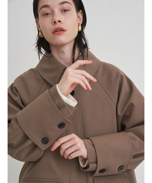 TAION（タイオン）の「【TAION×ELENDEEK】ロングコート（その他アウター・レディース・モカ/ブラック/グレー・01/02）」の15枚目の写真