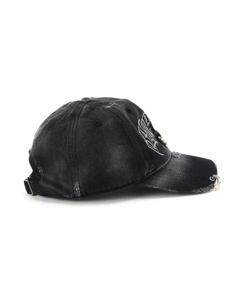 SUPPLIER（サプライヤー）の「SUPPLIER/サプライヤー/PIERCED LOGO 6 PANEL CAP（キャップ・メンズ・ブラック・F）」の12枚目の写真