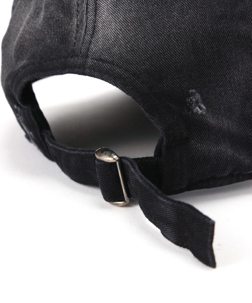 SUPPLIER（サプライヤー）の「SUPPLIER/サプライヤー/PIERCED LOGO 6 PANEL CAP（キャップ・メンズ・ブラック・F）」の4枚目の写真