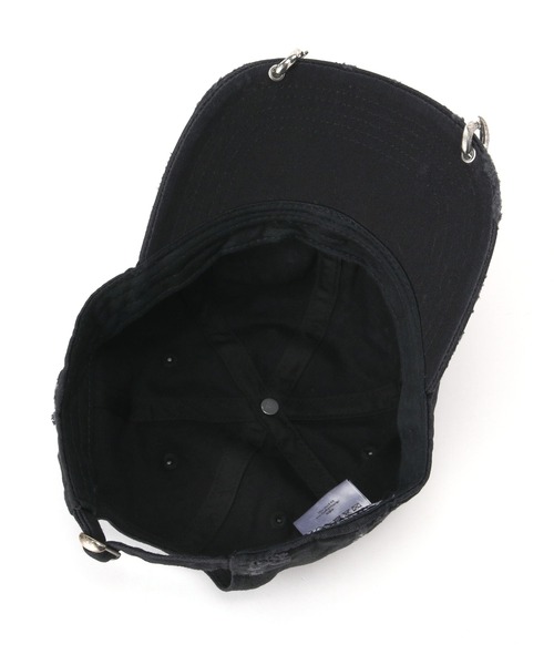 SUPPLIER（サプライヤー）の「SUPPLIER/サプライヤー/PIERCED LOGO 6 PANEL CAP（キャップ・メンズ・ブラック・F）」の5枚目の写真