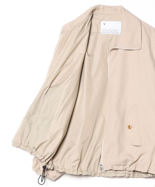 VOAAOV（ヴォアーブ）の「【VOAAOV】 BISHU OLD WOOL GABARDINE Blouson（ブルゾン・メンズ・ベージュ/ブラック・1/2/0）」の10枚目の写真