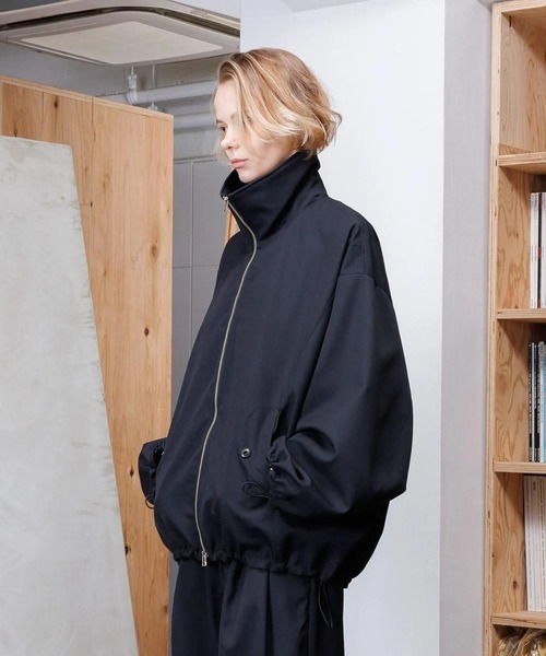 VOAAOV（ヴォアーブ）の「【VOAAOV】 BISHU OLD WOOL GABARDINE Blouson（ブルゾン・メンズ・ベージュ/ブラック・1/2/0）」の3枚目の写真